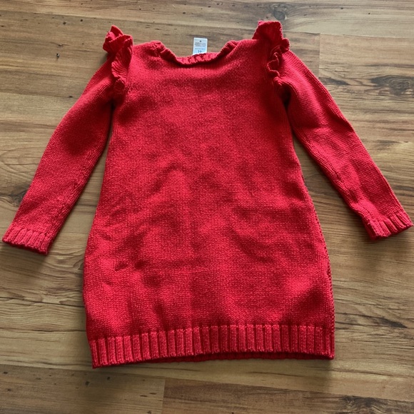 Carter’s Red Sweater Dress 4T - Picture 3 of 6